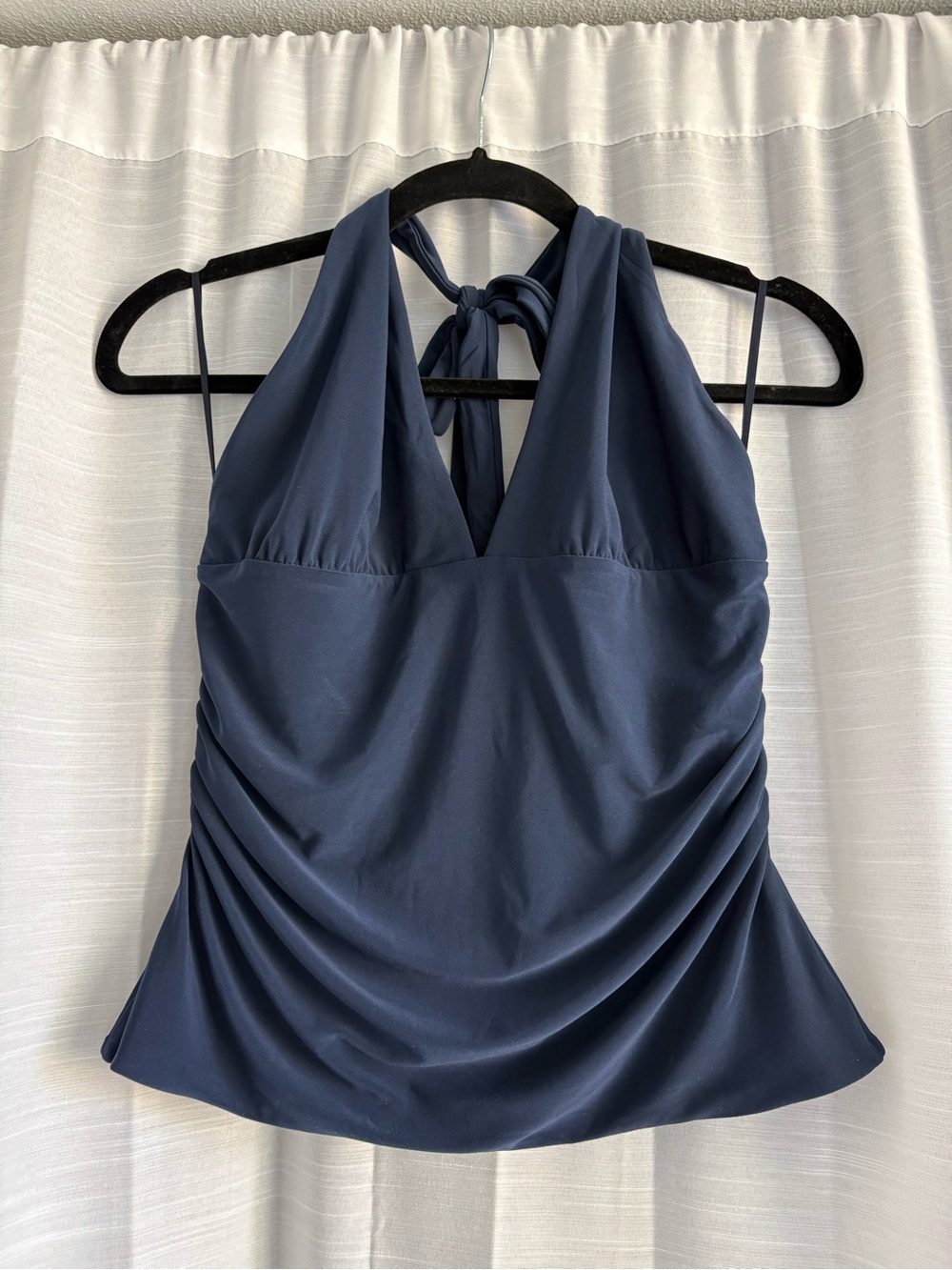 ARITZIA Navy Wylder Halter Top - Size L